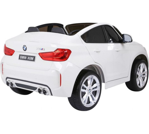 Дитяча акумуляторна машинка BMW X6M XXL для 2 дітей Біла