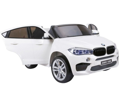 Дитяча акумуляторна машинка BMW X6M XXL для 2 дітей Біла