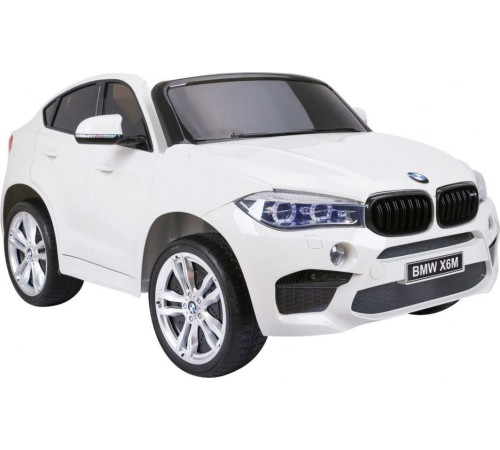 Дитяча акумуляторна машинка BMW X6M XXL для 2 дітей Біла