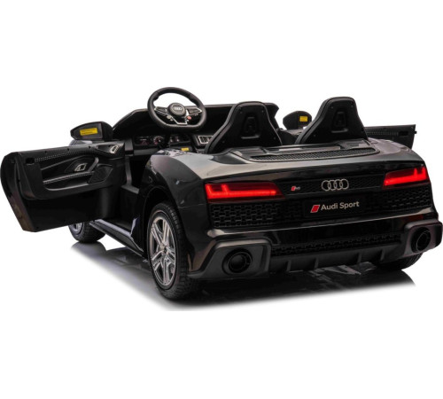 Дитяча акумуляторна машинка Audi Spyder R8 LIFT Чорна