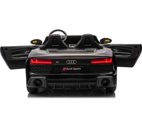 Дитяча акумуляторна машинка Audi Spyder R8 LIFT Чорна