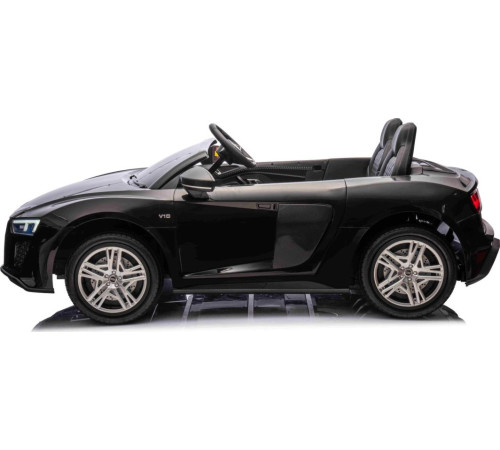 Дитяча акумуляторна машинка Audi Spyder R8 LIFT Чорна