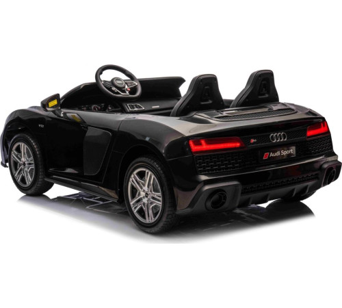 Дитяча акумуляторна машинка Audi Spyder R8 LIFT Чорна