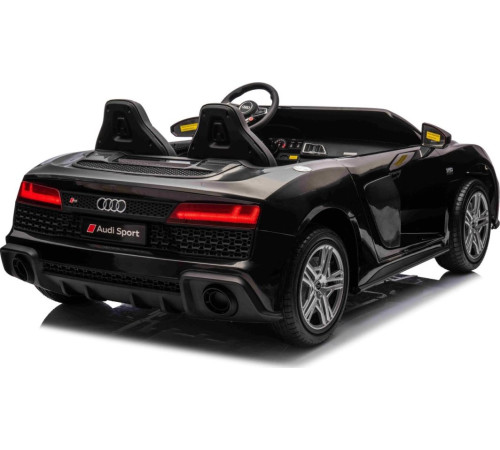 Дитяча акумуляторна машинка Audi Spyder R8 LIFT Чорна