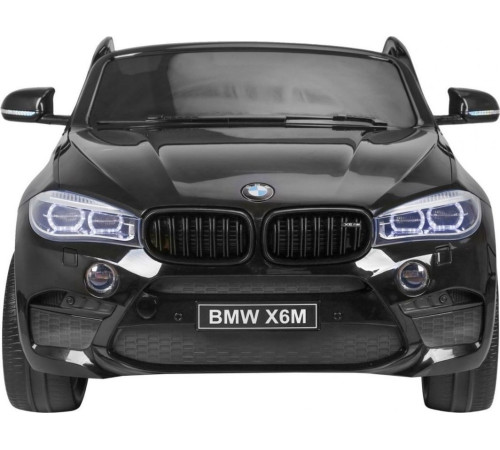 Дитяча акумуляторна машинка BMW X6M XXL для 2 дітей Чорна