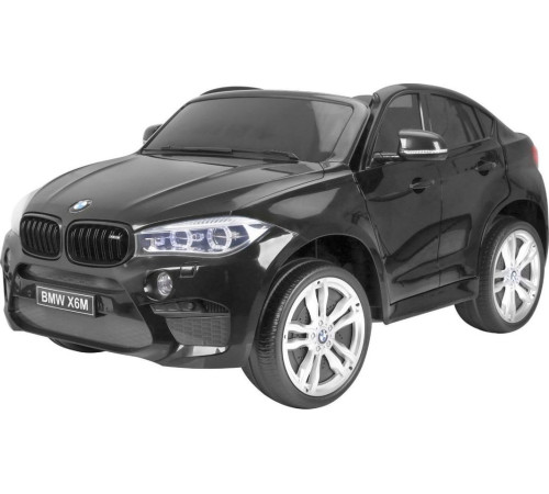 Дитяча акумуляторна машинка BMW X6M XXL для 2 дітей Чорна