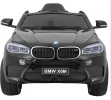 Дитяча акумуляторна машинка BMW X6M XXL для 2 дітей Чорна