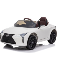 Дитяча акумуляторна машинка Lexus LC500 Біла