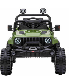 Дитячий акумуляторний позашляховик OFF ROAD Зелений