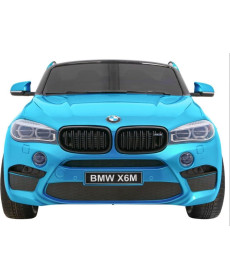 Дитяча акумуляторна машинка BMW X6M XXL для 2 дітей Синя