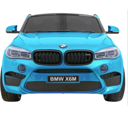 Дитяча акумуляторна машинка BMW X6M XXL для 2 дітей Синя Дитяча акумуляторна машинка BMW X6M XXL для 2 дітей Синя
