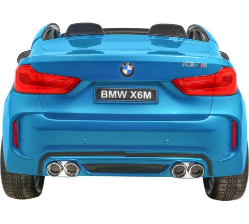 Дитяча акумуляторна машинка BMW X6M XXL для 2 дітей Синя Дитяча акумуляторна машинка BMW X6M XXL для 2 дітей Синя