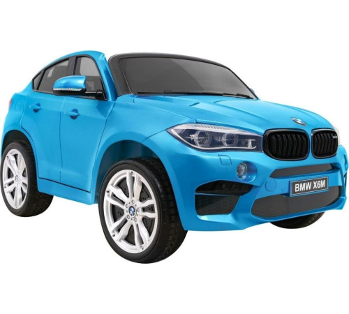 Дитяча акумуляторна машинка BMW X6M XXL для 2 дітей Синя Дитяча акумуляторна машинка BMW X6M XXL для 2 дітей Синя