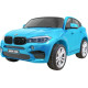 Дитяча акумуляторна машинка BMW X6M XXL для 2 дітей Синя