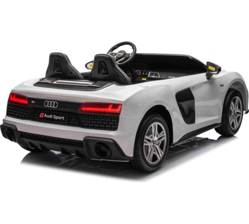 Дитяча акумуляторна машинка Audi Spyder R8 LIFT STRONG Біла