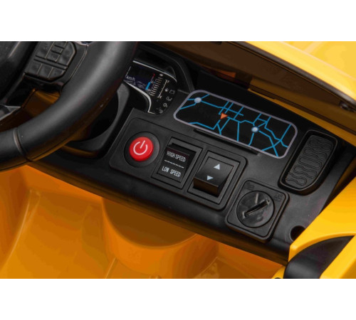 Дитяча акумуляторна машинка Ford Ranger LIFT Жовта Дитяча акумуляторна машинка Ford Ranger LIFT Жовта