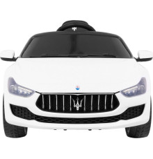 Дитяча акумуляторна машинка Maserati Ghibli Біла