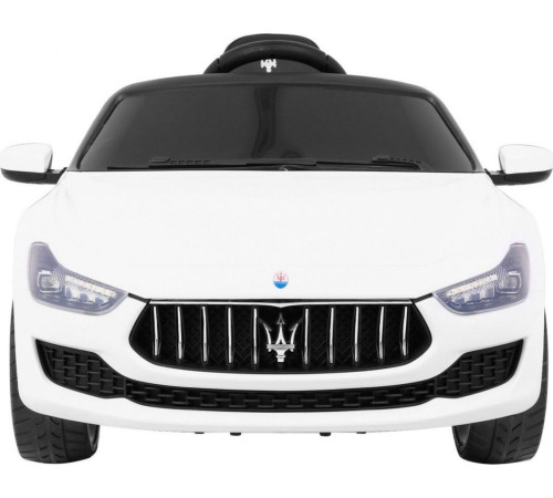 Дитяча акумуляторна машинка Maserati Ghibli Біла