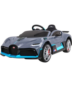 Дитяча акумуляторна машинка Bugatti Divo Сіра