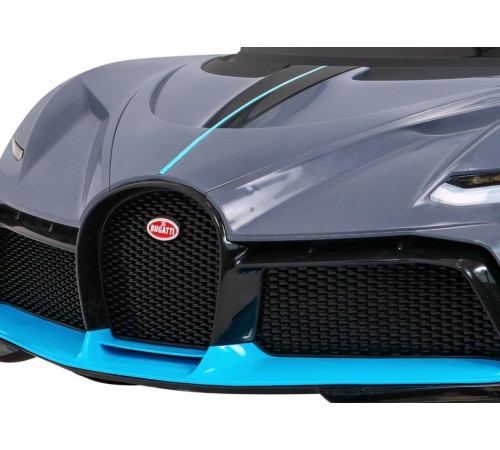 Дитяча акумуляторна машинка Bugatti Divo Сіра