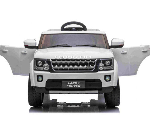 Дитяча акумуляторна машинка Land Rover Discovery Біла