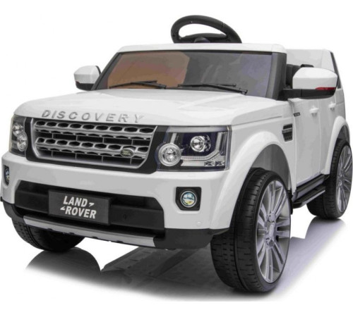 Дитяча акумуляторна машинка Land Rover Discovery Біла