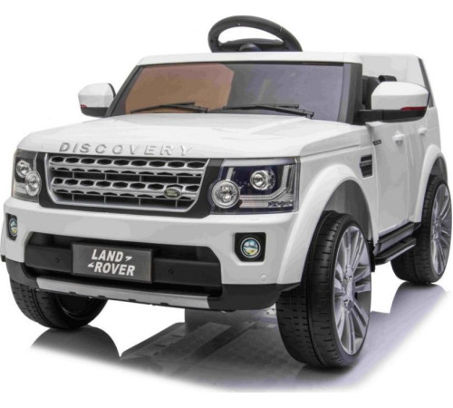 Дитяча акумуляторна машинка Land Rover Discovery Біла