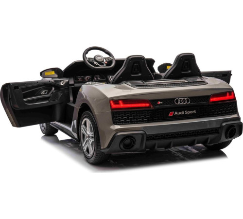 Дитяча акумуляторна машинка Audi Spyder R8 LIFT STRONG Сіра