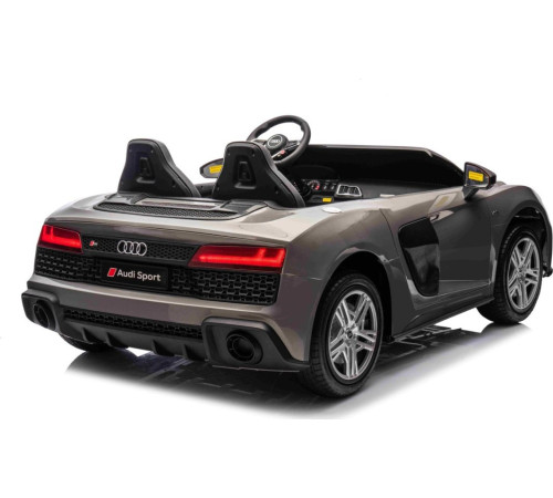 Дитяча акумуляторна машинка Audi Spyder R8 LIFT STRONG Сіра