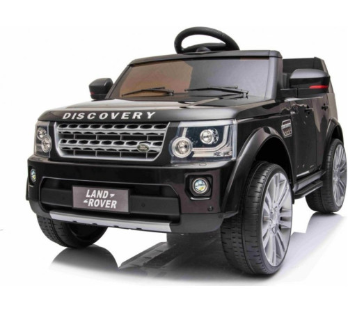 Дитяча акумуляторна машинка Land Rover Discovery Чорна