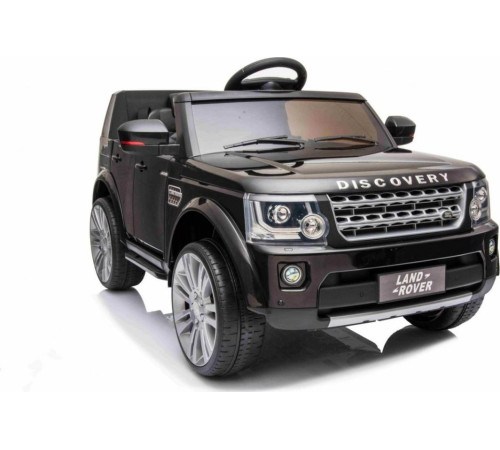 Дитяча акумуляторна машинка Land Rover Discovery Чорна