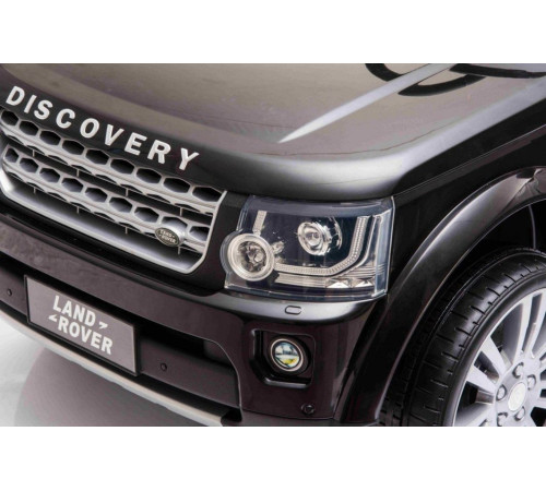 Дитяча акумуляторна машинка Land Rover Discovery Чорна