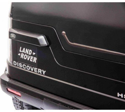 Дитяча акумуляторна машинка Land Rover Discovery Чорна