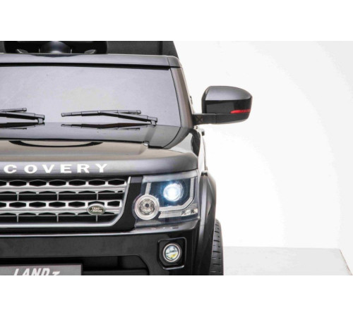 Дитяча акумуляторна машинка Land Rover Discovery Чорна