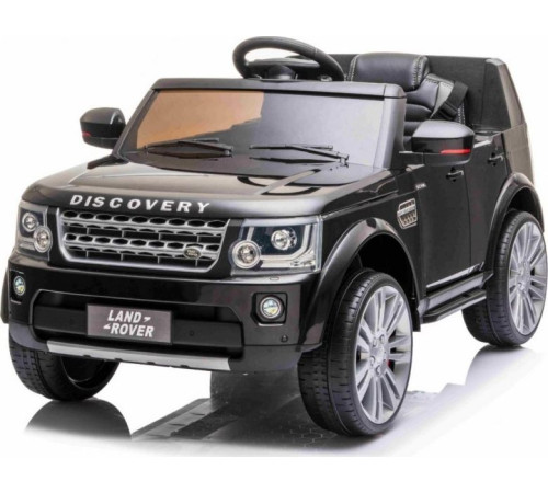 Дитяча акумуляторна машинка Land Rover Discovery Чорна