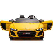 Дитяча акумуляторна машинка Audi Spyder R8 LIFT STRONG Жовта