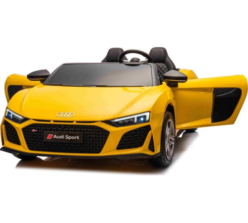 Дитяча акумуляторна машинка Audi Spyder R8 LIFT STRONG Жовта