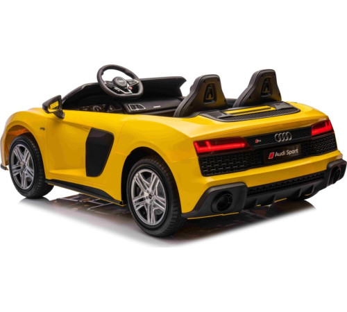 Дитяча акумуляторна машинка Audi Spyder R8 LIFT STRONG Жовта