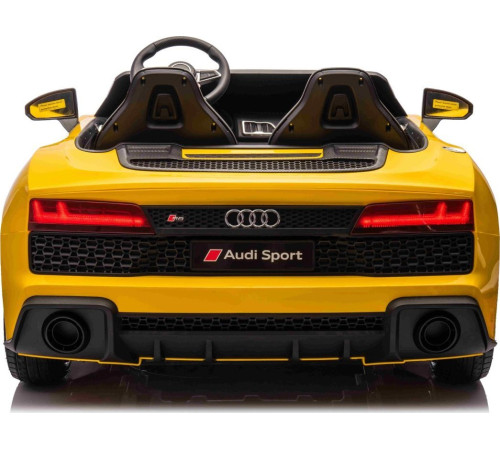 Дитяча акумуляторна машинка Audi Spyder R8 LIFT STRONG Жовта