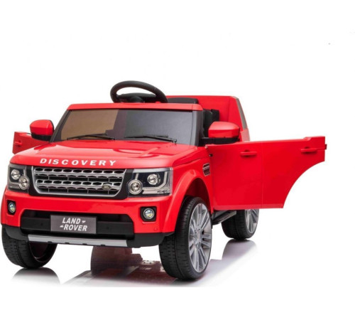 Дитяча акумуляторна машинка Land Rover Discovery Червона Дитяча акумуляторна машинка Land Rover Discovery Червона