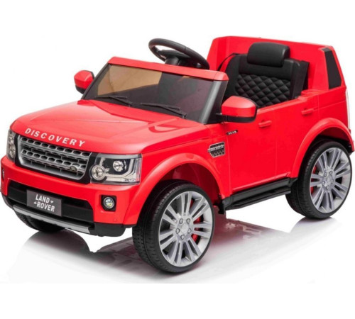Дитяча акумуляторна машинка Land Rover Discovery Червона Дитяча акумуляторна машинка Land Rover Discovery Червона
