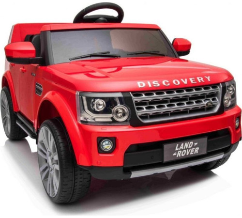 Дитяча акумуляторна машинка Land Rover Discovery Червона Дитяча акумуляторна машинка Land Rover Discovery Червона
