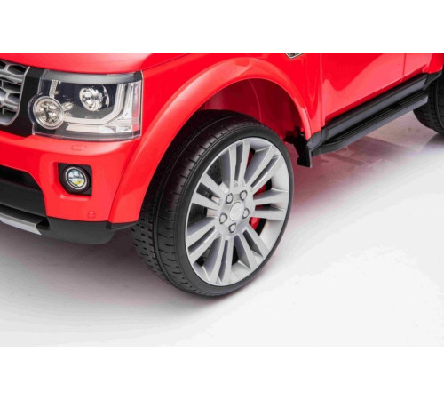Дитяча акумуляторна машинка Land Rover Discovery Червона Дитяча акумуляторна машинка Land Rover Discovery Червона