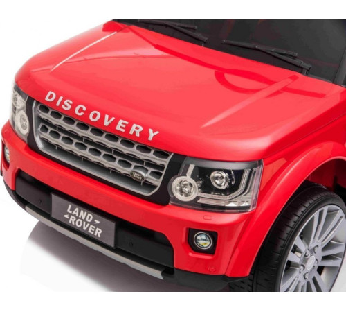Дитяча акумуляторна машинка Land Rover Discovery Червона Дитяча акумуляторна машинка Land Rover Discovery Червона