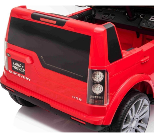 Дитяча акумуляторна машинка Land Rover Discovery Червона Дитяча акумуляторна машинка Land Rover Discovery Червона