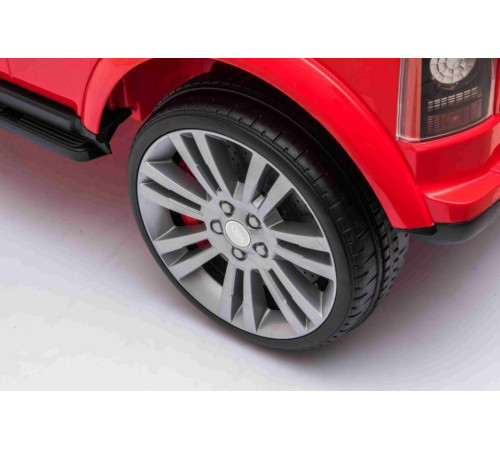 Дитяча акумуляторна машинка Land Rover Discovery Червона Дитяча акумуляторна машинка Land Rover Discovery Червона