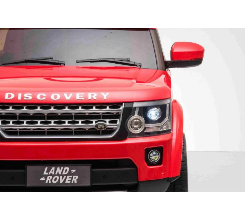 Дитяча акумуляторна машинка Land Rover Discovery Червона Дитяча акумуляторна машинка Land Rover Discovery Червона