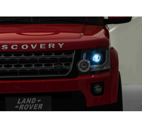 Дитяча акумуляторна машинка Land Rover Discovery Червона Дитяча акумуляторна машинка Land Rover Discovery Червона