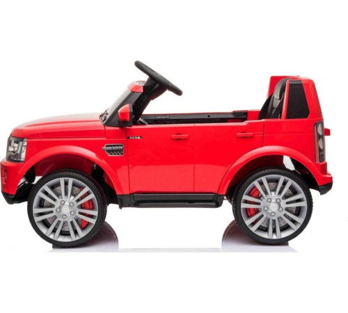 Дитяча акумуляторна машинка Land Rover Discovery Червона Дитяча акумуляторна машинка Land Rover Discovery Червона