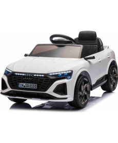 Дитяча акумуляторна машинка Audi SQ8 Біла